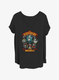 spooky holiday Fillmore Nightmare Girls T-Shirt Plus Size