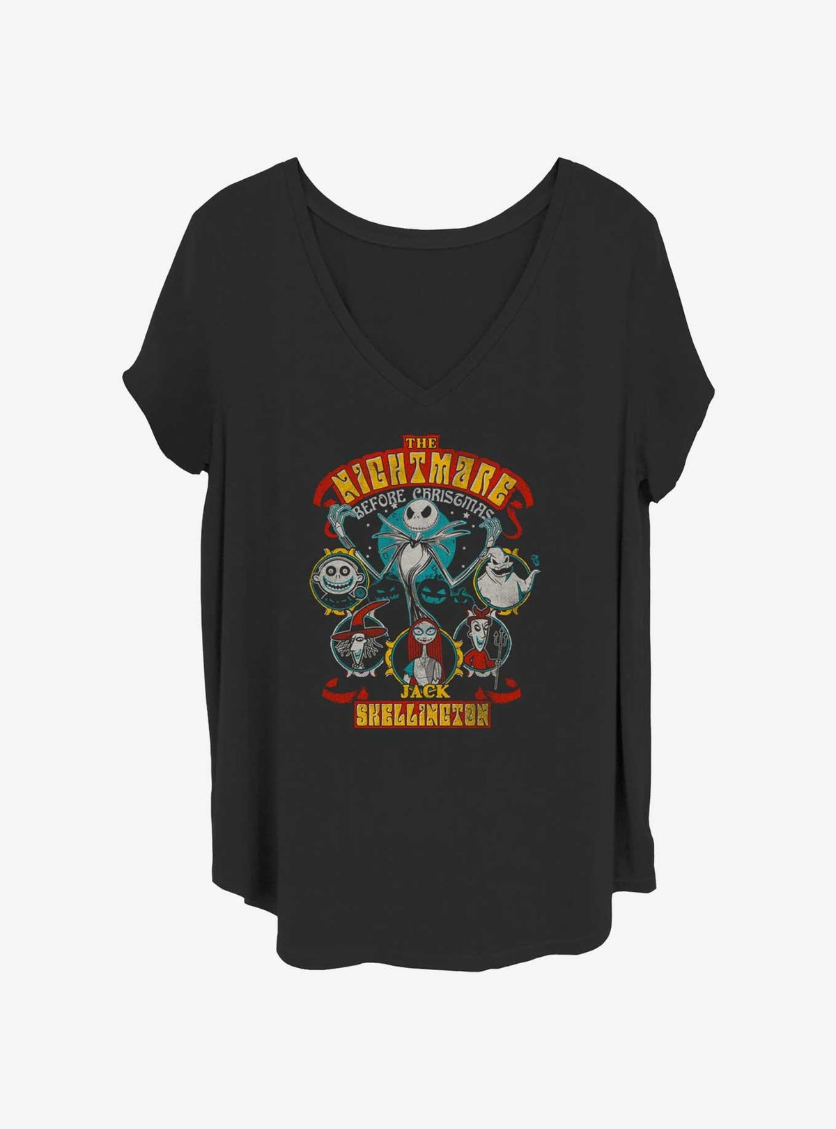 spooky holiday Fillmore Nightmare Girls T-Shirt Plus Size