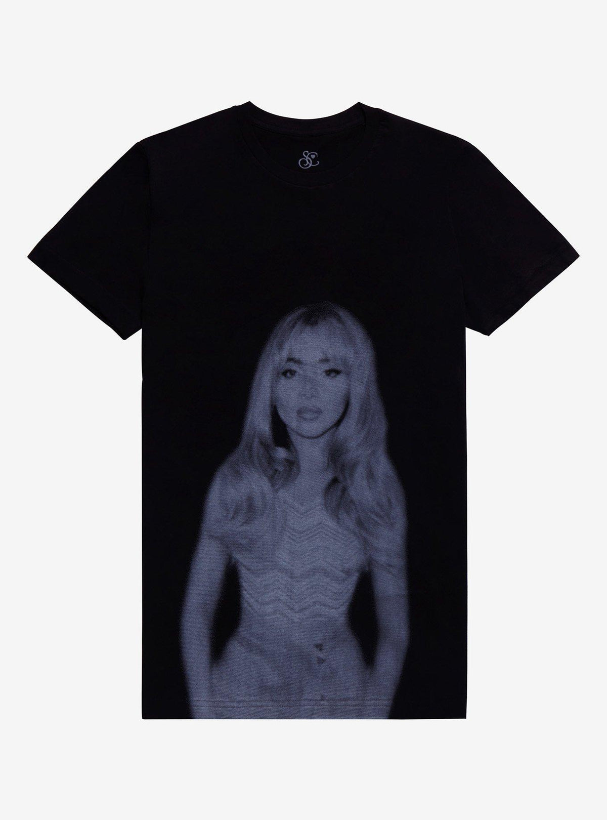Sabrina Carpenter Black White Portrait T-Shirt