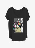 spooky holiday Team Stacked Girls T-Shirt Plus Size