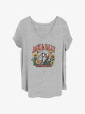 spooky holiday Jack Sally Always Forever Girls T-Shirt Plus Size