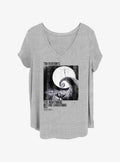 spooky holiday Poster Ink Rolled Girls T-Shirt Plus Size