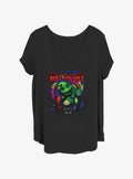spooky holiday Oogie Dice Girls T-Shirt Plus Size 2