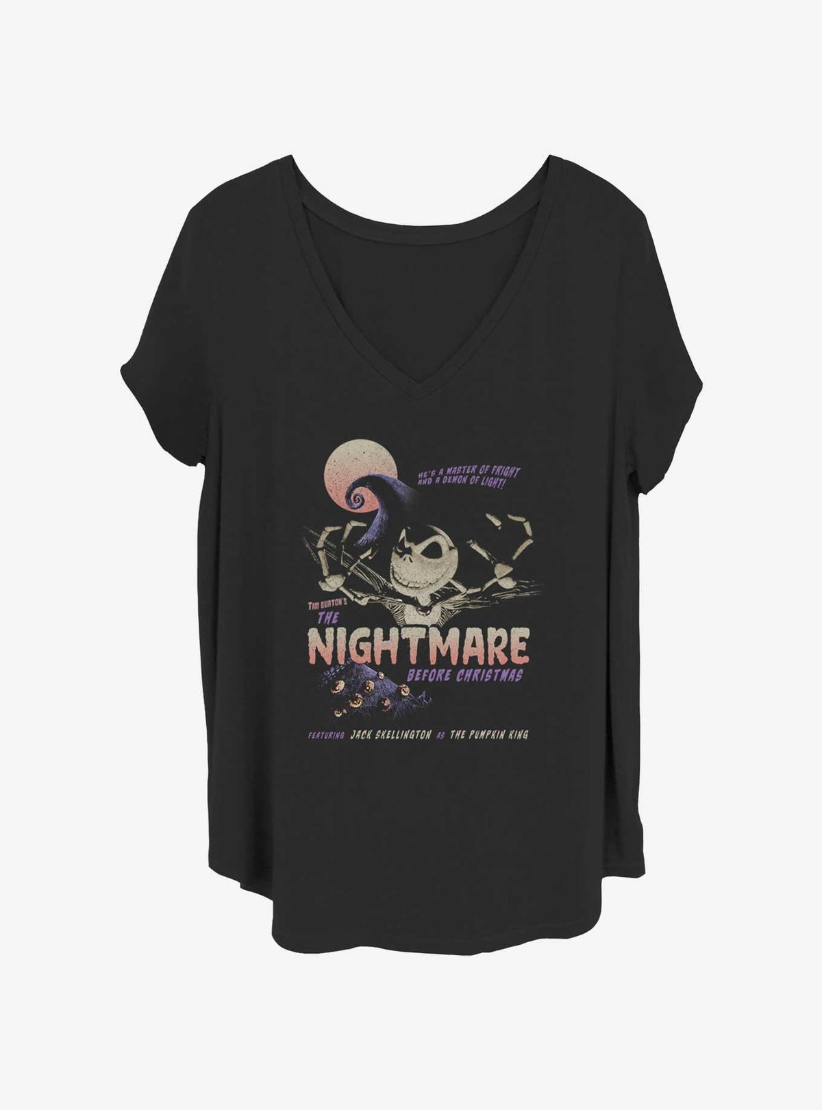 spooky holiday Jack Poster Girls T-Shirt Plus Size