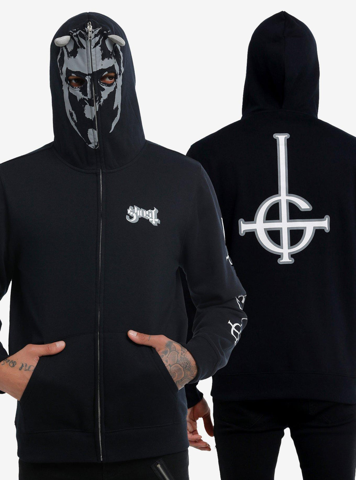 Ghost Ghoul Grucifix Hoodie