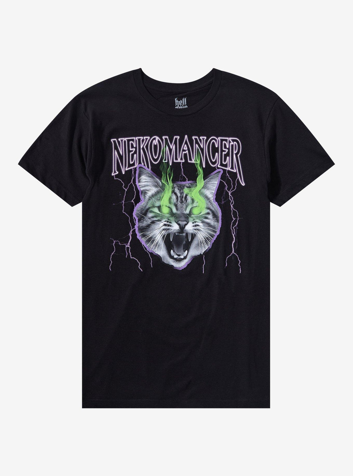 Nekomancer Cat T-Shirt By Hell Grip 2