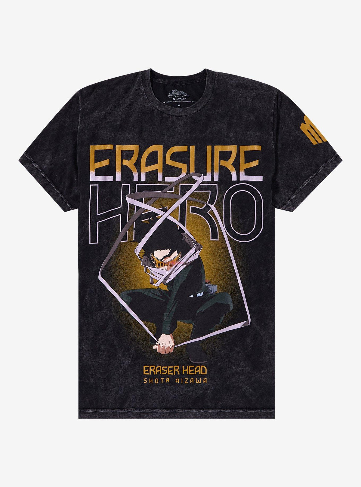 hero anime Eraser Head Mineral Wash T-Shirt
