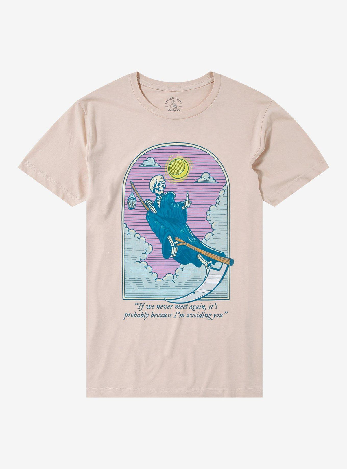 Grim Reaper Never Meet Again T-Shirt By Trying Times Design Co 2