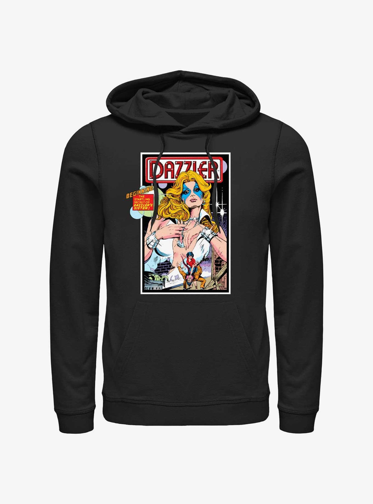 Dazzler Secret Of Dazzlers Sister Comic Cover Hoodie