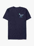 island alien duo Holographic cute blue alien Pocket T-Shirt