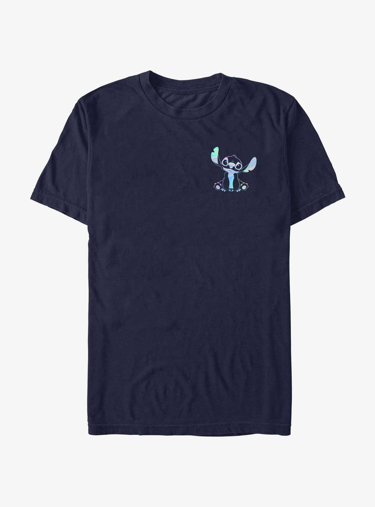 island alien duo Holographic cute blue alien Pocket T-Shirt