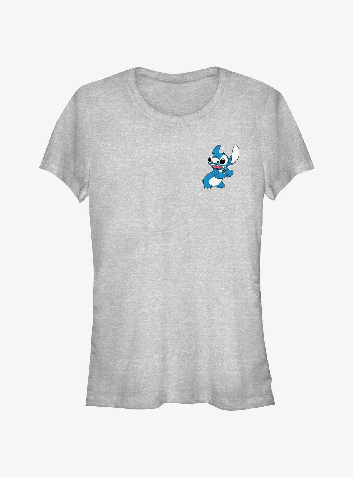 island alien duo Bashful cute blue alien Pocket Girls T-Shirt