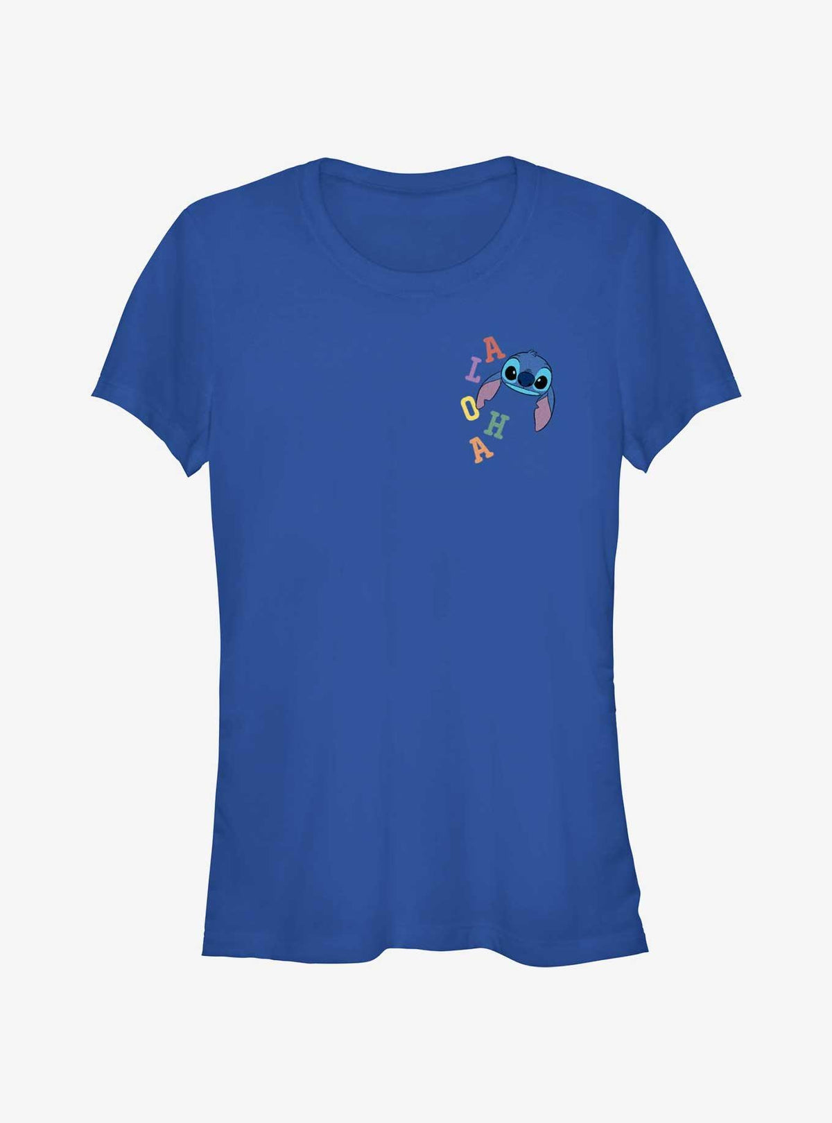 island alien duo Colorful Aloha Pocket Girls T-Shirt