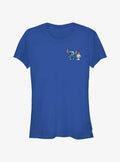 island alien duo And Lilttle Scrump Pocket Girls T-Shirt
