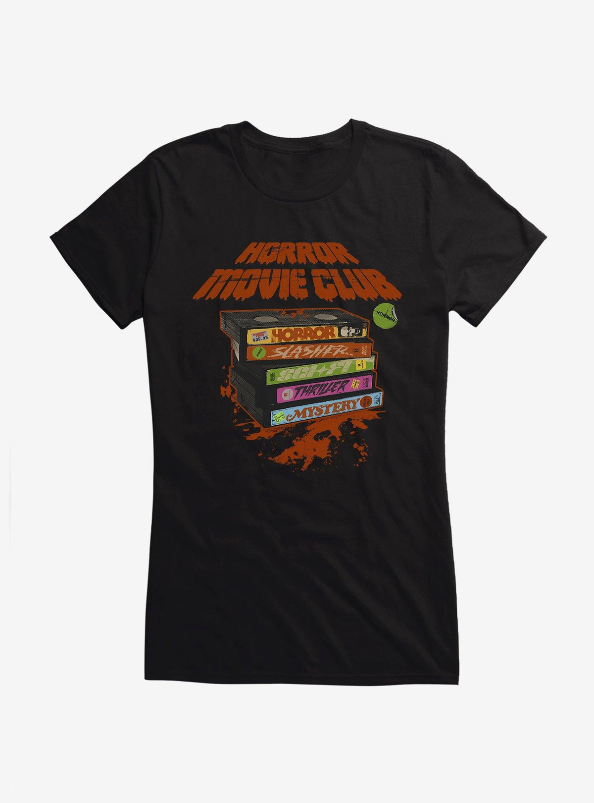 Horror Movie Club Girls T-Shirt