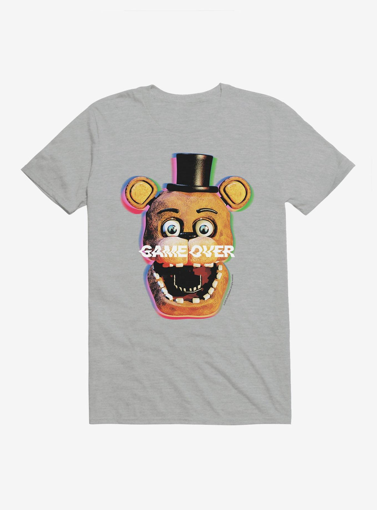animatronic horror Game Over Glitch T-Shirt