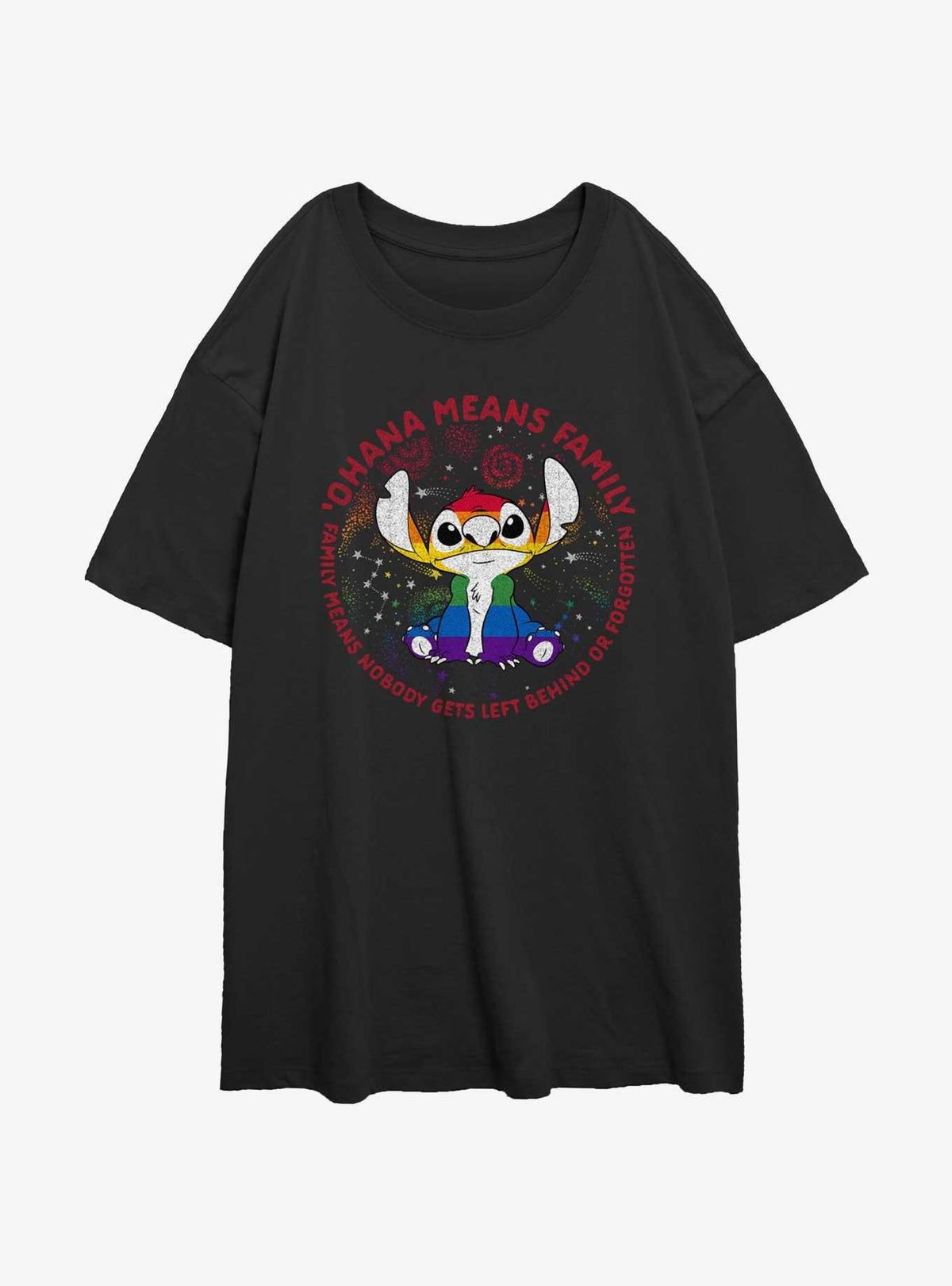 island alien duo Ohana Pride Oversized T-Shirt