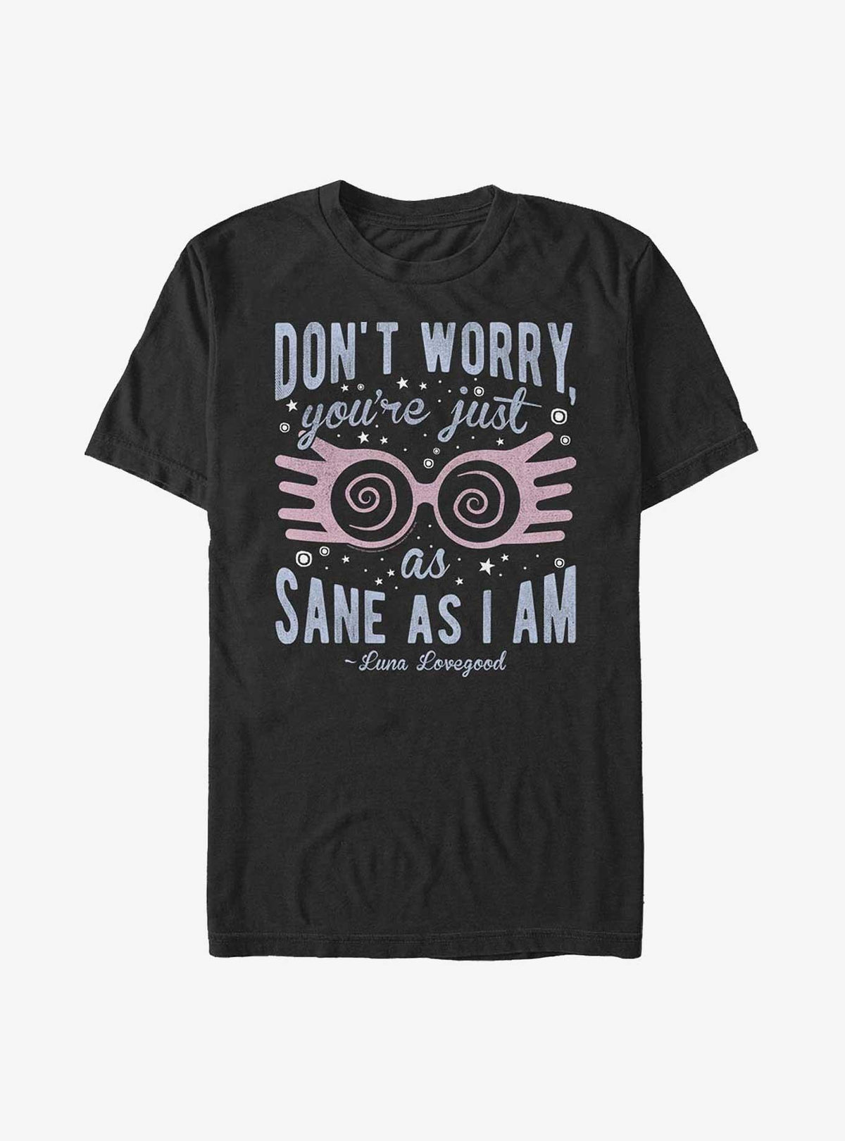 wizard school Just As Sane As Luna T-Shirt