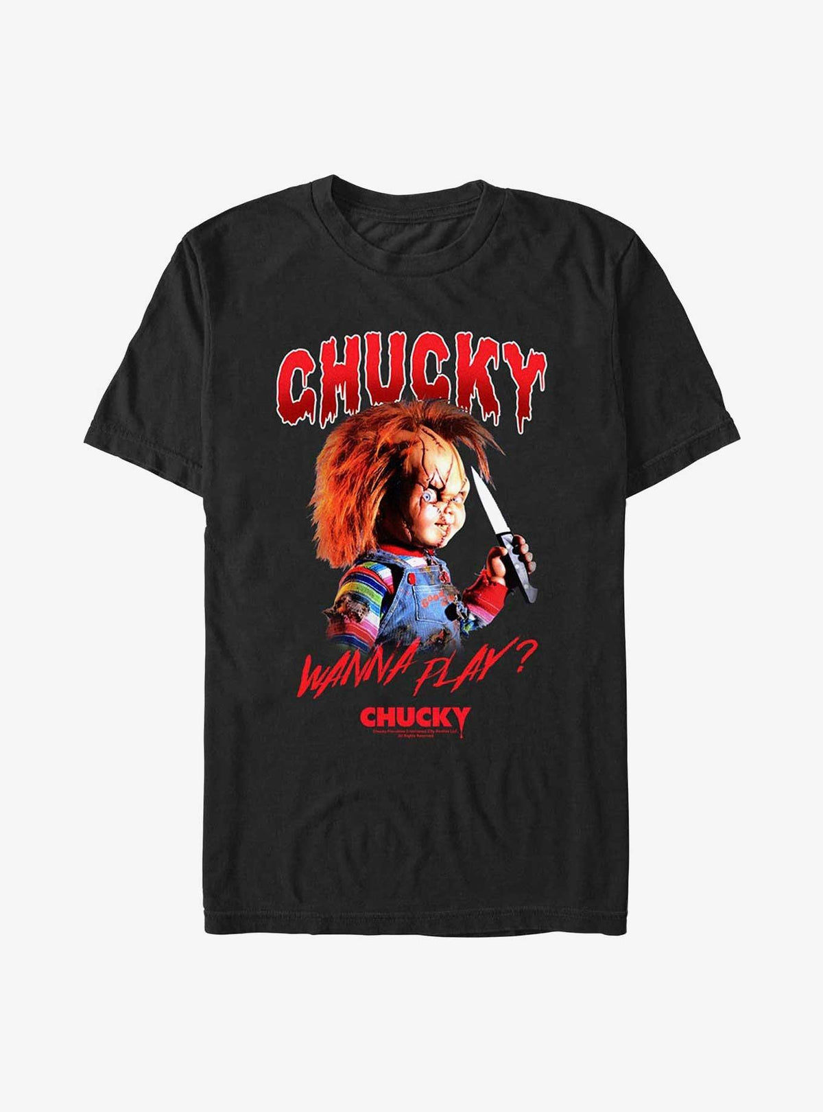 Chucky Creepy Type Big Tall T-Shirt