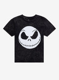 spooky holiday Jack Face Mineral Wash T-Shirt 2