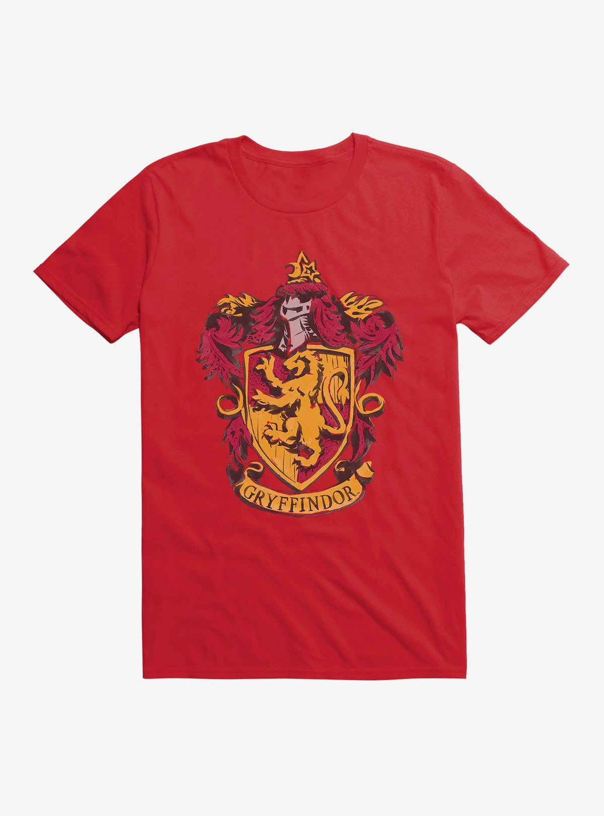 wizard school Gryffindor Lion Shield T-Shirt