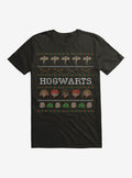 wizard school Hogwarts Ugly Christmas Pattern T-Shirt