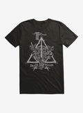 Extra Soft wizard school The Deathly Hallows T-Shirt