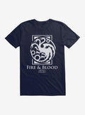 House Of The Dragon House Targaryen Fire And Blood T-Shirt