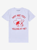 Crying Cat Yelling At Me T-Shirt By FAA Graphica