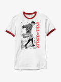 dark fantasy anime Levi Manga Poster Ringer T-Shirt