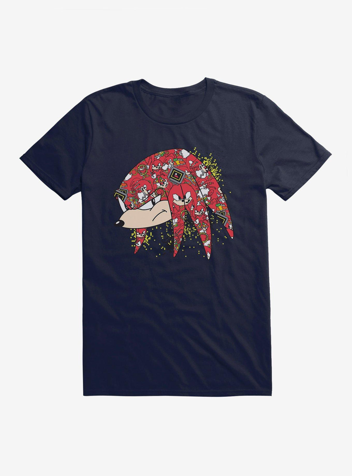 speedy hedgehog Knuckles Pixel Profile T-Shirt