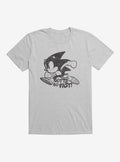 speedy hedgehog Cutout Silhouette T-Shirt