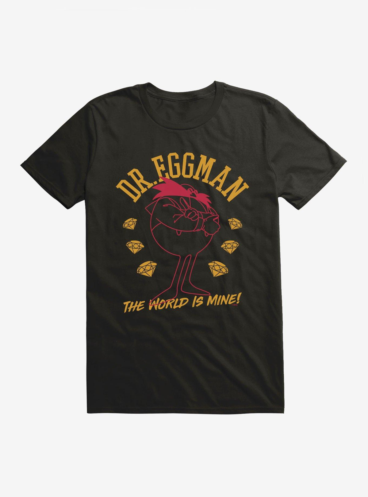 speedy hedgehog Dr Eggman All The Gems T-Shirt