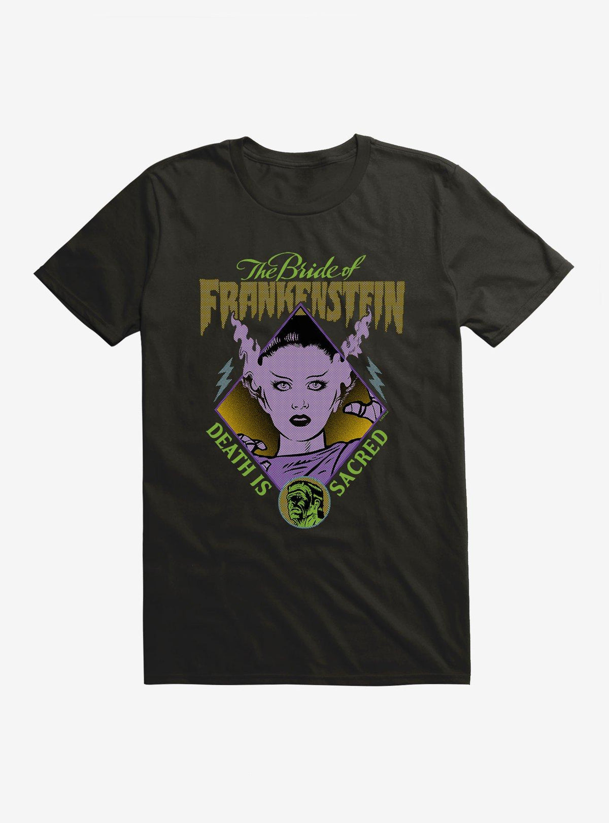 Universal Monsters Bride Of Frankenstein Death Is Sacred T-Shirt