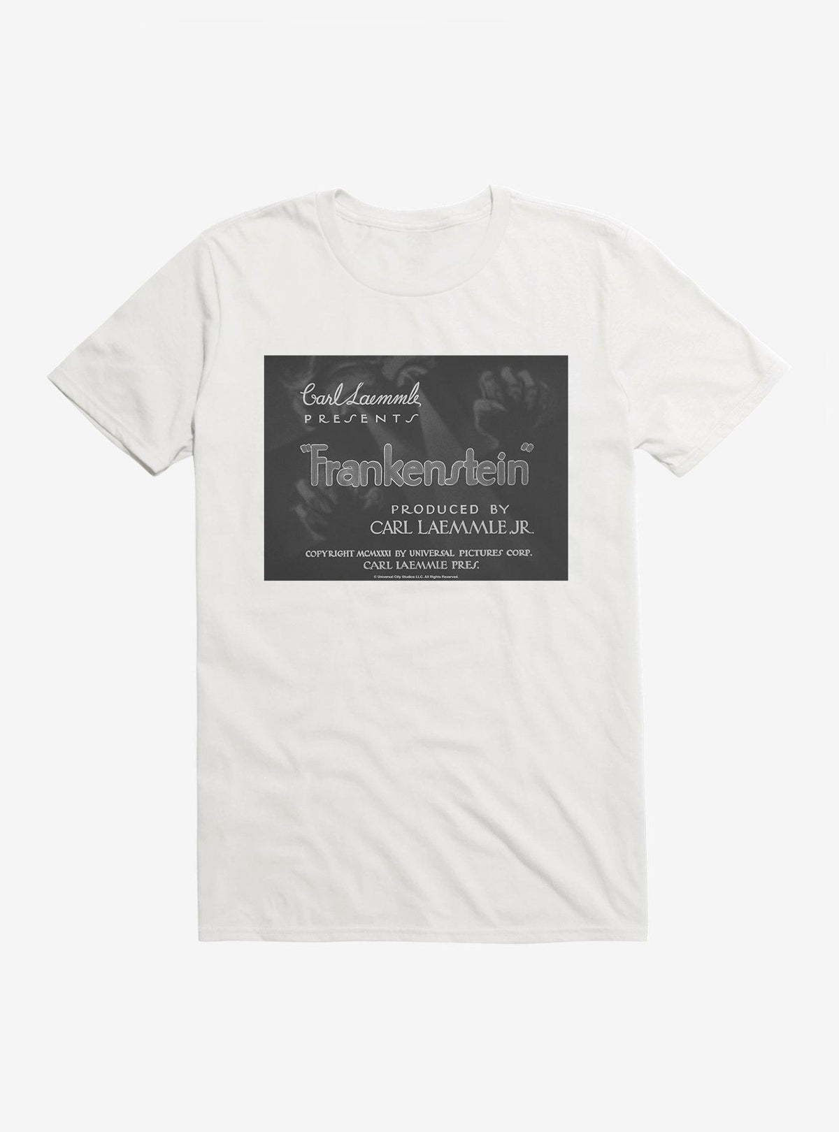 Frankenstein Title Card T-Shirt 2