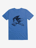 speedy hedgehog Script Silhouette T-Shirt