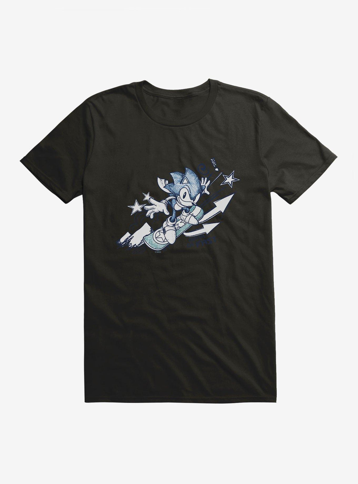 speedy hedgehog Snowboarding speedy hedgehog T-Shirt