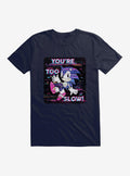 speedy hedgehog Too Slow Glitch T-Shirt