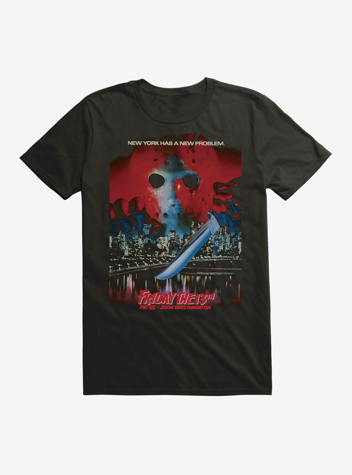 Friday The 13th Part VIII Jason Takes Manhattan Poster T-Shirt