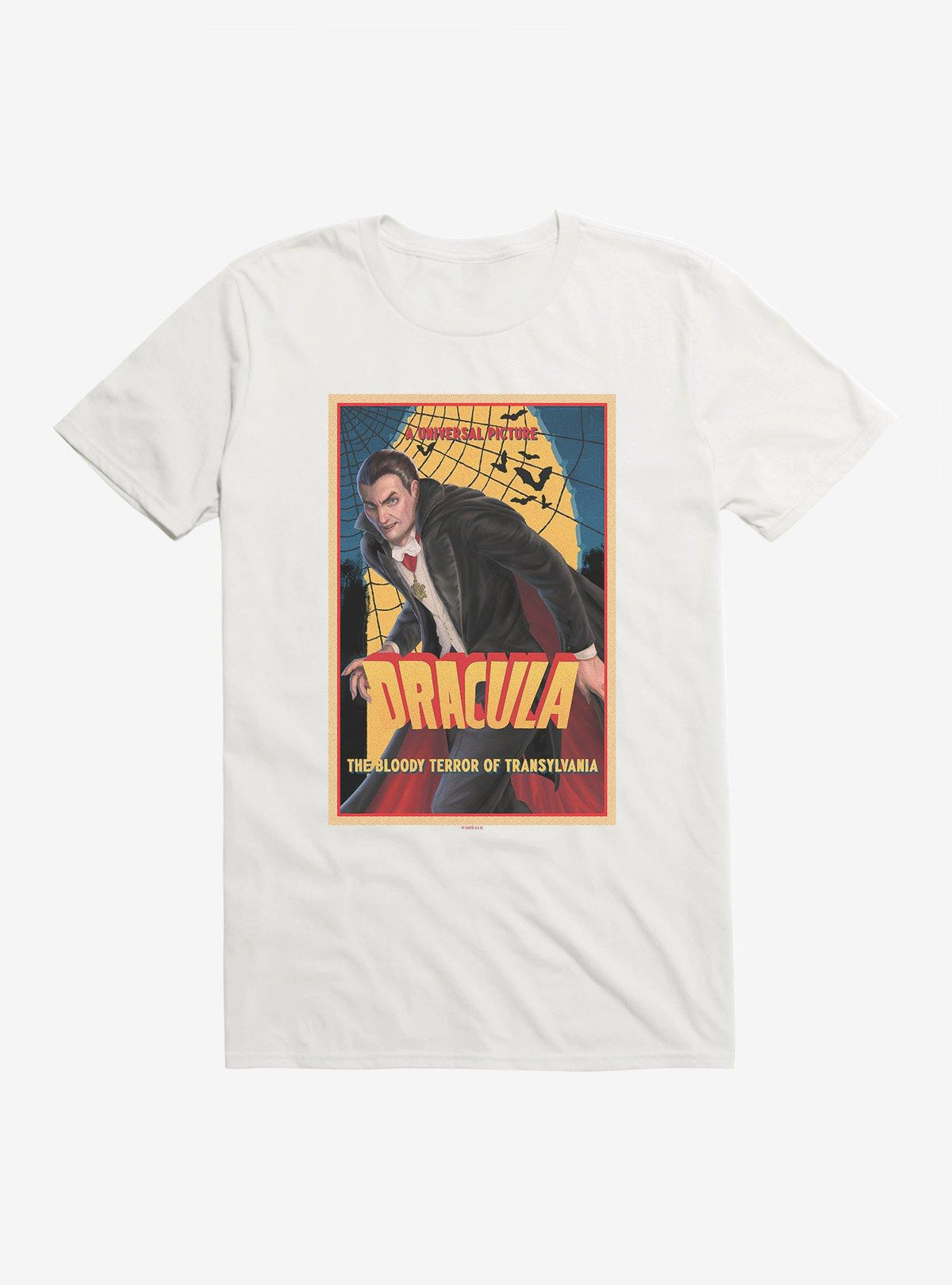 Universal Monsters Dracula Bloody Terror Of Transylvania T-Shirt 3