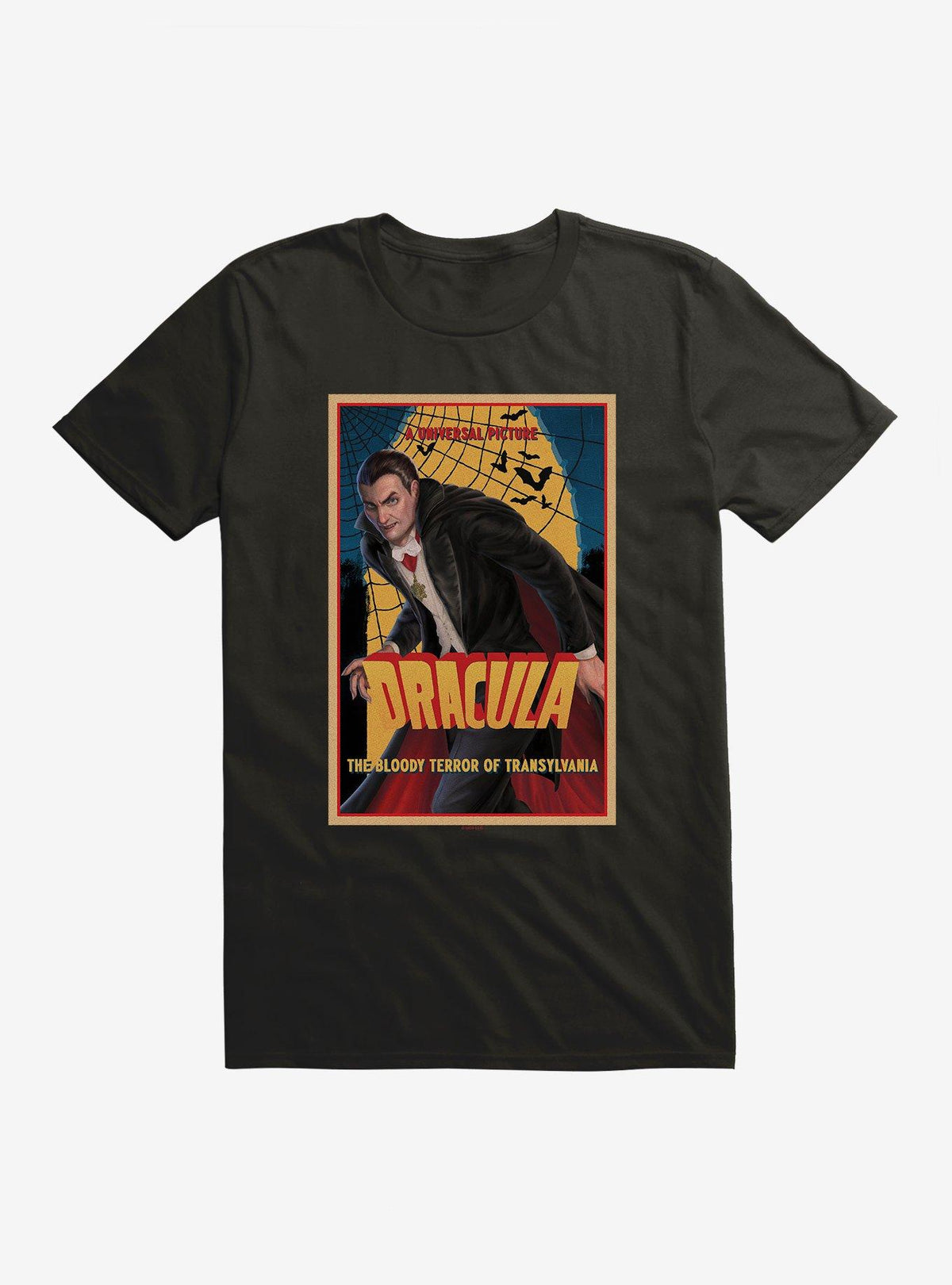 Universal Monsters Dracula Bloody Terror Of Transylvania T-Shirt 2
