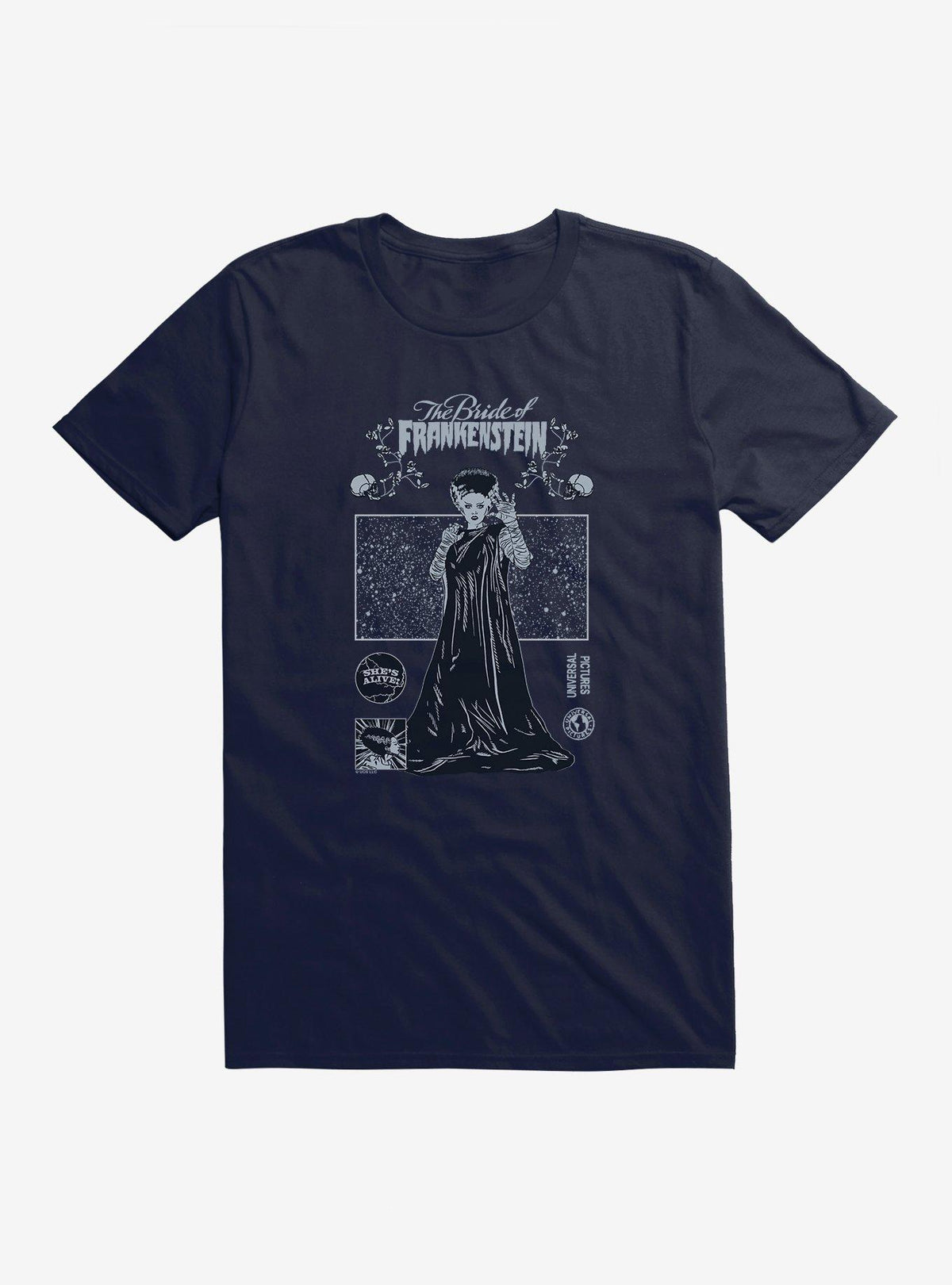 Bride Of Frankenstein Shockingly Terrifying T-Shirt 2