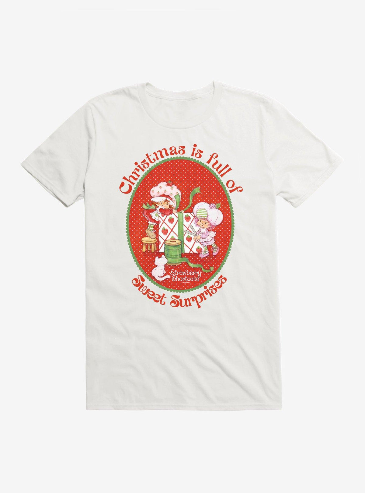 Strawberry Shortcake Raspberry Tart Christmas Sweet Surprises T-Shirt