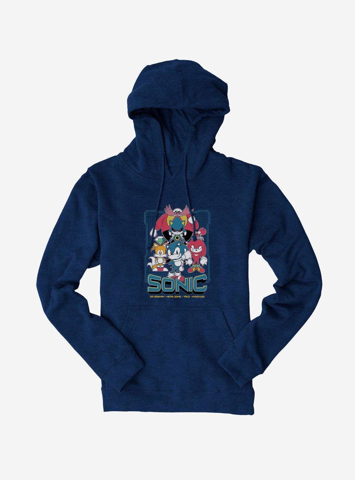 speedy hedgehog Group Retro Hoodie 2