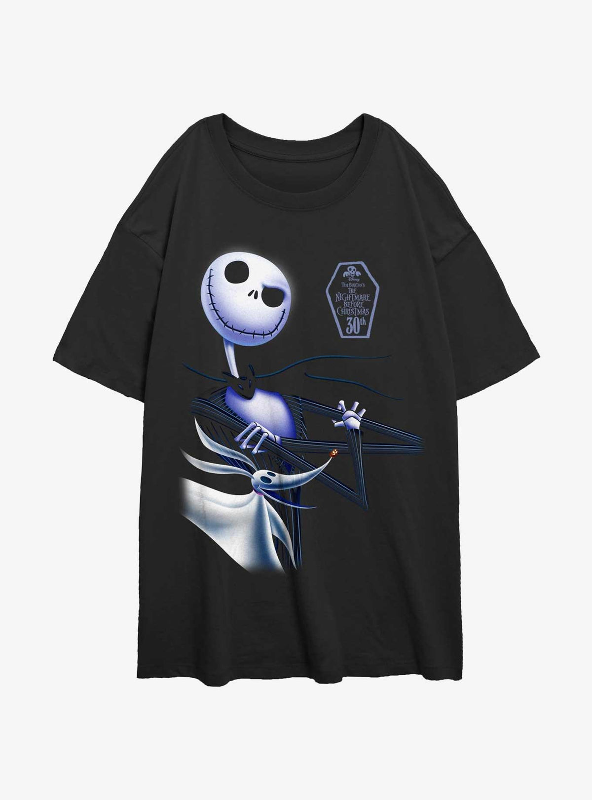 spooky holiday Jack Zero 30th Anniversary Girls Oversized T-Shirt