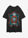 spooky holiday Jack Is Back Girls Oversized T-Shirt