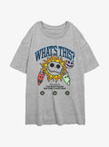 spooky holiday What Is This Girls Oversized T-Shirt