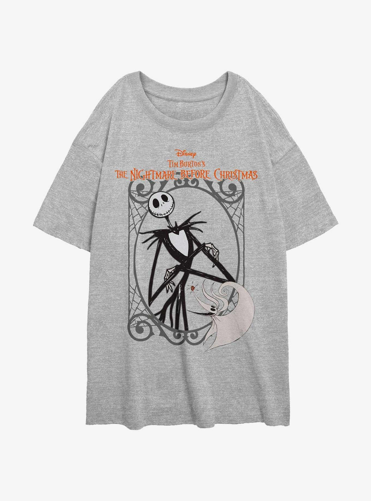 spooky holiday Jack Zero Girls Oversized T-Shirt