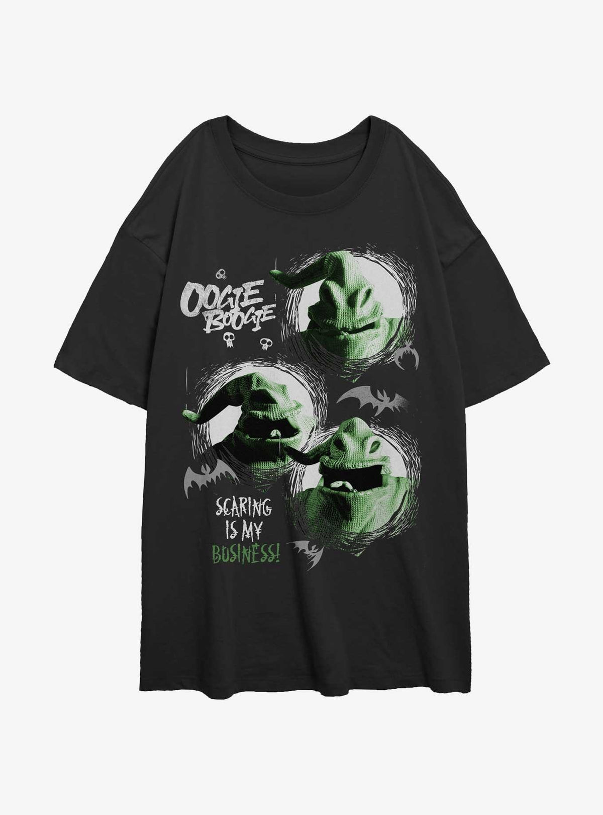 spooky holiday The Oogie Boogie Girls Oversized T-Shirt