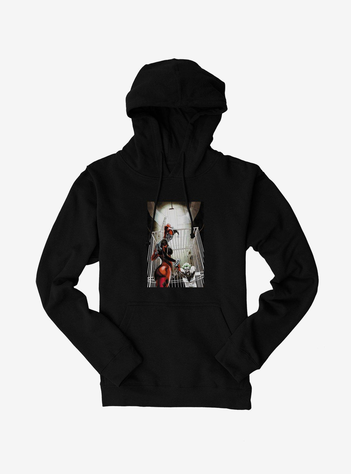dark vigilante comic villain And Harley Quinn Escape Hoodie
